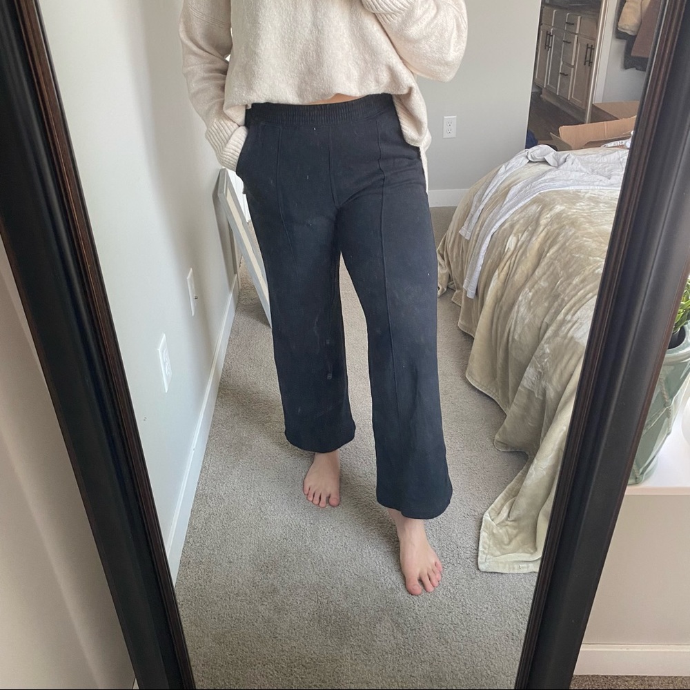 Abercrombie Wide Leg Sweat Pants